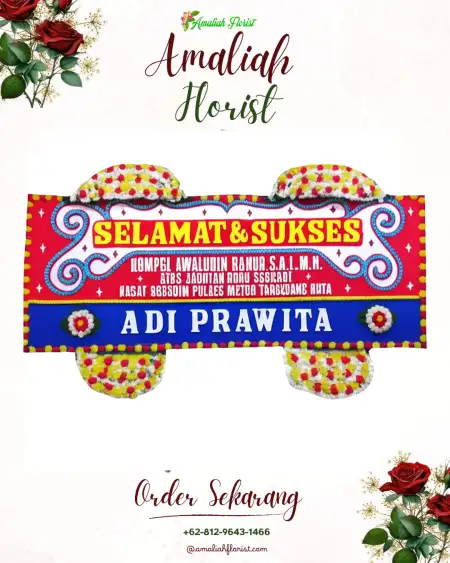 Papan Bunga Ucapan Selamat Waropen